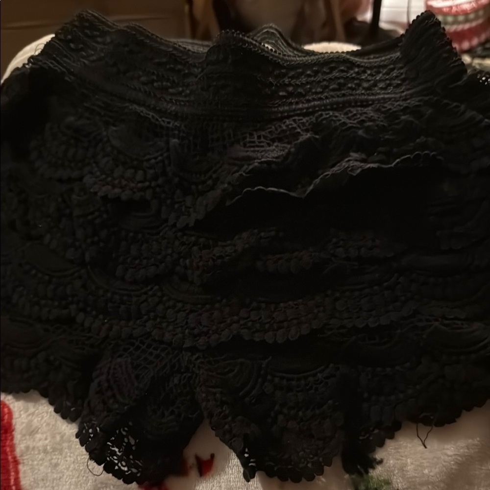 No Boundaries Boho Black High Waist Women Shorts